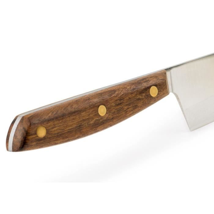 ARCOS Nordika - Couteau ' Deba ' (170 mm) - Acier Inoxydable Nitrum® / Bois d’Ovangkol
