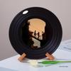 Sunset Romance Vinyl Ornament: Personalized Home Decor Gift