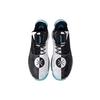Li Ning WOW 7 Textile, Leather Cushioning Slip Resistant Abrasion Resistant Low Top Basketball Shoes Men's Black White ABAN079-5