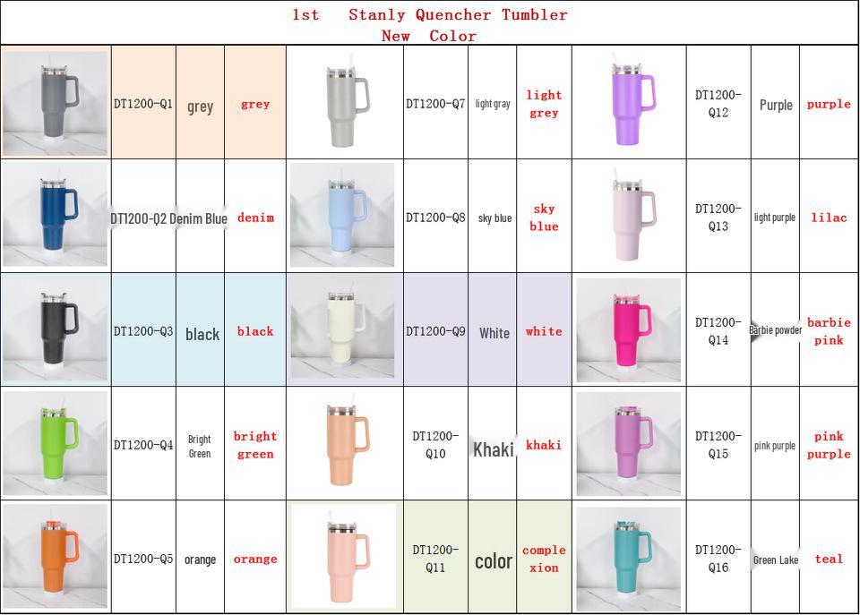 40oz Insulated Stainless Steel Car Cup with Handle