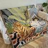 Tiger Girl Sofa Towel New Sofa Cover Cloth Anti-Cat Scratch Dust Cover Cover Sofa Cushion Cover Four Seasons Pass