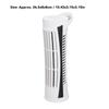 90 Degree Oscillating Fan 2.5W Easy To Clean Low Noise ABS 2 Speed Tower Fan Compact USB 2.0 with Light for