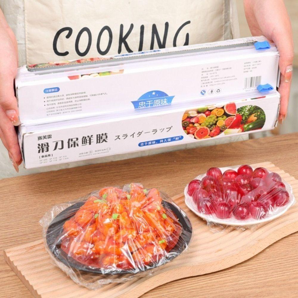 

30x100m Replacable Fresh-keeping Bag Reusable Cling Film New Food Cover