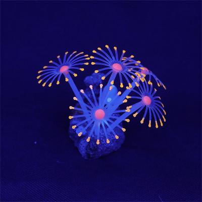 Simulation Koralle Aquarium Landschaftsbau Fischtank Dekoration Flexible Koralle Weiches Silikon Software Simulierende Koralle