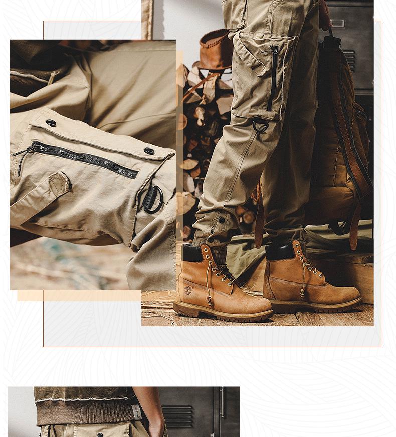 Mono táctico de estilo americano para hombre Otoño 2022: Pantalones funcionales para desplazamientos urbanos al aire libre