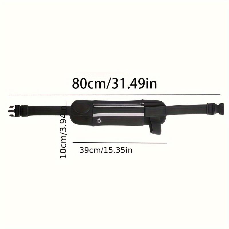 Cinturón para Correr Riñonera, Riñonera Reflectante con Portabotellas, Senderismo Fitness Bolsa para Teléfono Riñonera