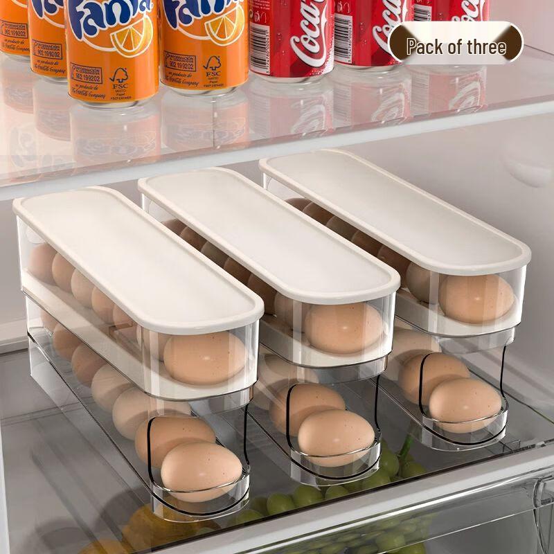 Automatic Rolling Egg Dispenser for Refrigerator