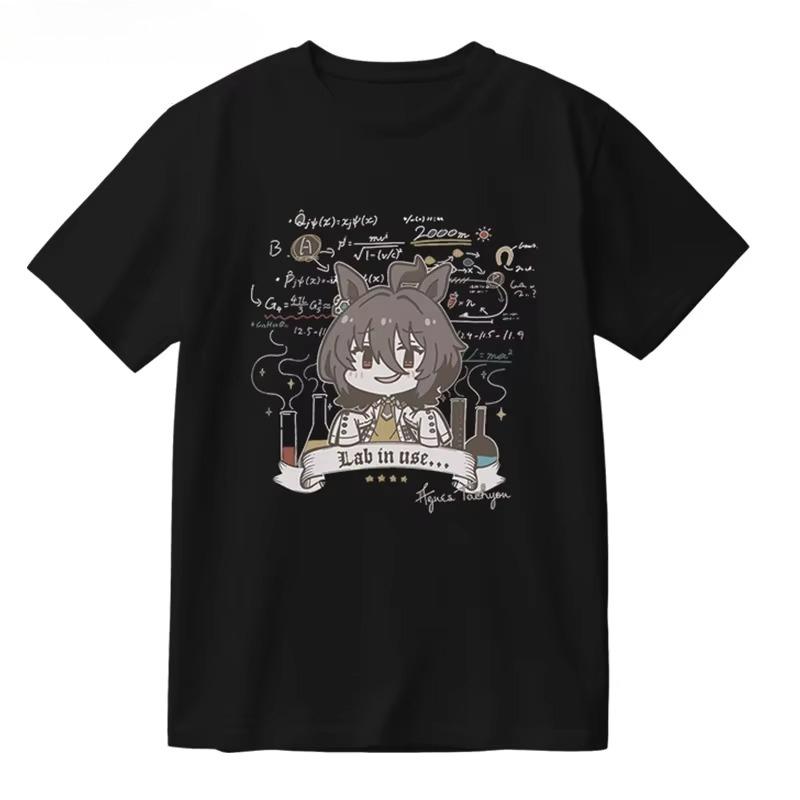 

2025 Новая летняя повседневная футболка с коротким рукавом с принтом, хлопковая, обычного кроя, с круглым вырезом, дышащая, свободная, унисекс, мужская, женская одежда 4XL