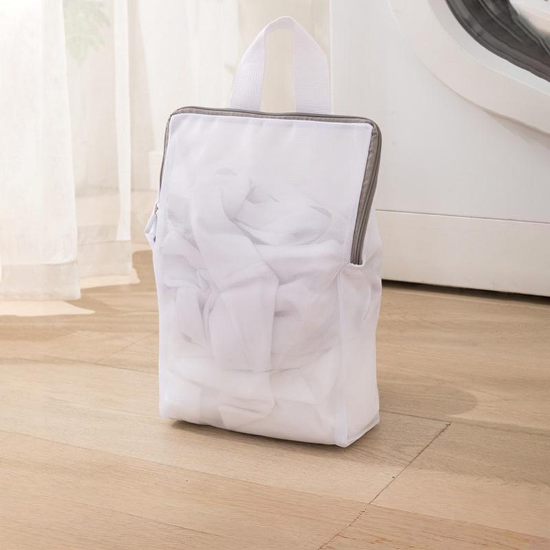 1PC Laundry Hand Bags Reusable Washing Machine Clothing Care Wash Bag Mesh Net Bra Socks Lingerie Underwear Laundry Storage
