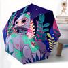 1pc Robot Garden Automatic Open/Close Umbrella, Portable Folding Umbrella for Travel, Themed Events,