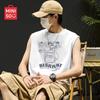 Men's American Retro Sleeveless Cotton Tank Top