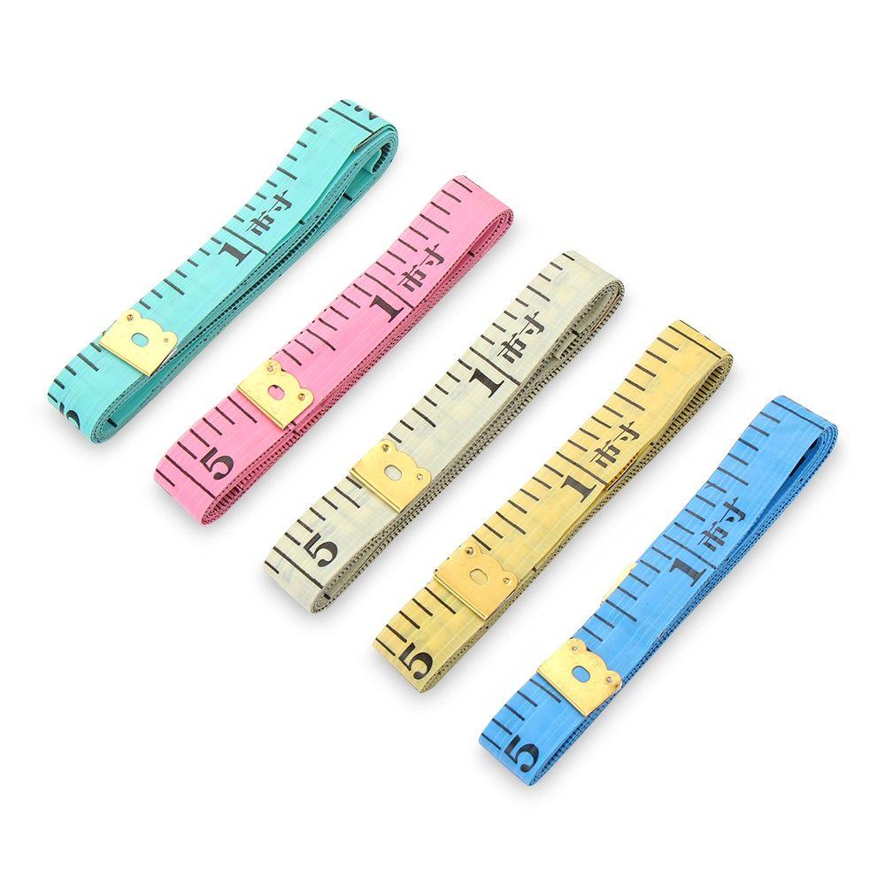 Sewing Accessories Measure Tool Seamstress Tape Measures Body Rulers Tailor Ruler Measuring Tape 150x1.3cm(1PC Color Random)