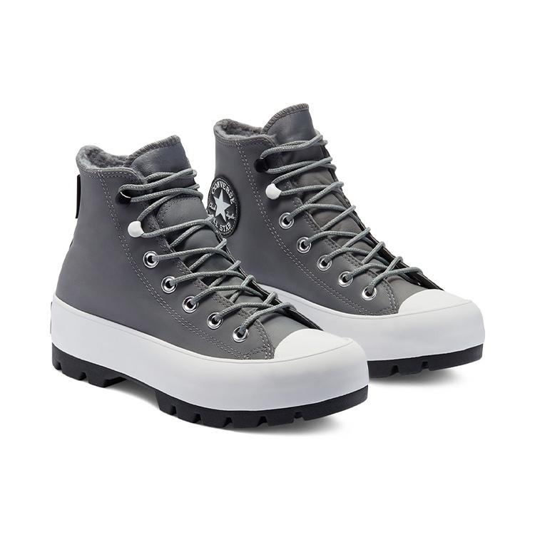(WMNS) Converse Chuck Taylor All Star Lugged Winter High GTX 'Limestone Grey' Women's 569555C