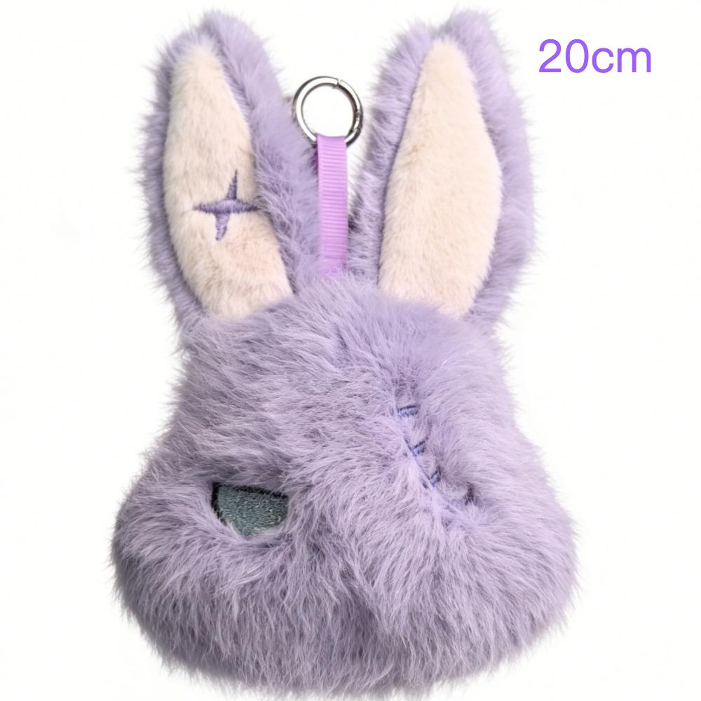 26 New Models 20Cm Rabbit Plush Keychain Halloween Bunnys Plush Toy Keychain Easter Bunny Plush Dark Rabbit Keychain Easter Gif