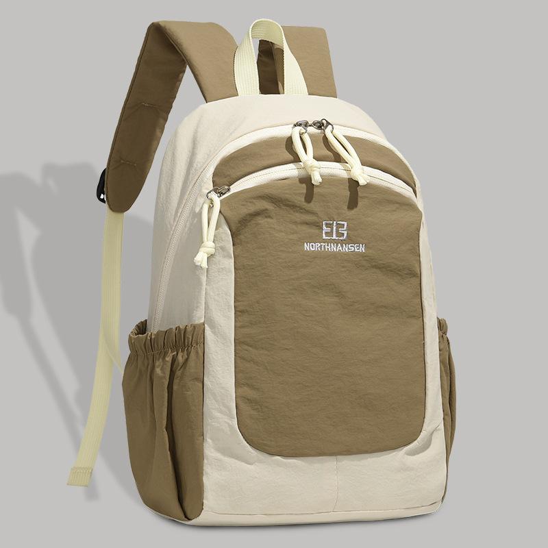 Schoolbag Outdoor Light Casual Fitness Sports Mountaineering Bag Men's Contrasting Small Backpack Female College Student Travel Backpack