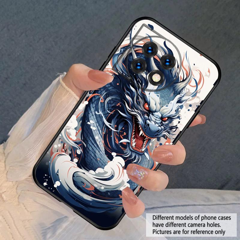 Sea White Dragon For OnePlus 8 9 11 12 13 10 Pro 9RT 8T 12R Ace 3 5 2V Nord CE 2 4 Lite N20 SE N30 N200 Silicone Soft Phone Case