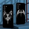 Demon Cool Hip-hop Pattern Design Phone Case For Samsung Galaxy S26 S25 S24 S23 S22 S21 Plus Ultra Note20 Soft Black