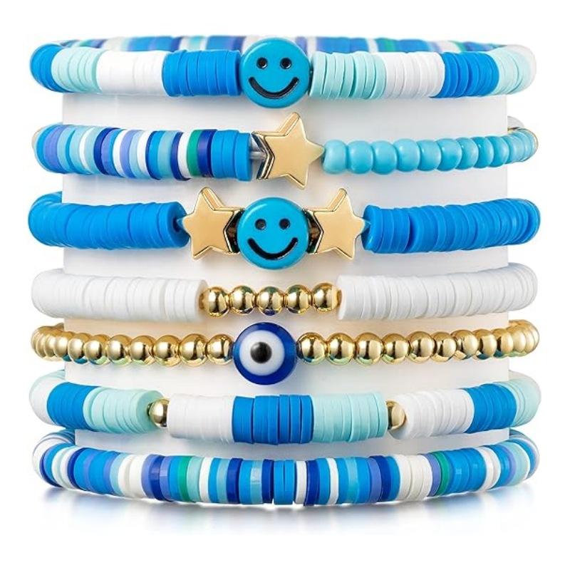 JYL TS Bracelet  Natural Stone Pattern Elastic Brings Grounding & Fortune