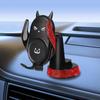Diamond Crystal Gravity Car Cell Phone Holder Cute Smiling Face Auto Telphone Navigation Rotary Stand Car Accessories for Women