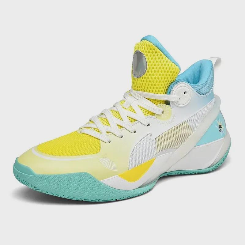 Sonic 10 Unisex Mesh Breathable Shock-Absorbing Basketball Shoes - Soft-Soled, Wear-Resistant, Ideal for Sports and Actual Combat.