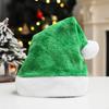 Christmas Santa Hat For Adults And Kids Unisex Velvet Cozy Short Plush Red Xmas H  New Year'S Holiday Party Supplies