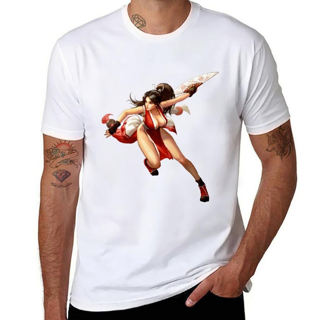 Mai Shiranui Oppai Geisha Tshirt Comfortable Basic Crew Neck Tee