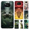 Crocodile Animal Phone Case for Xiaomi Poco X7 X6 X5 X4 X3 Nfc F7 Ultra F6 F5 Pro F4 GT F3 M6 M5S M4 M3 Soft Print Shell Poco X7