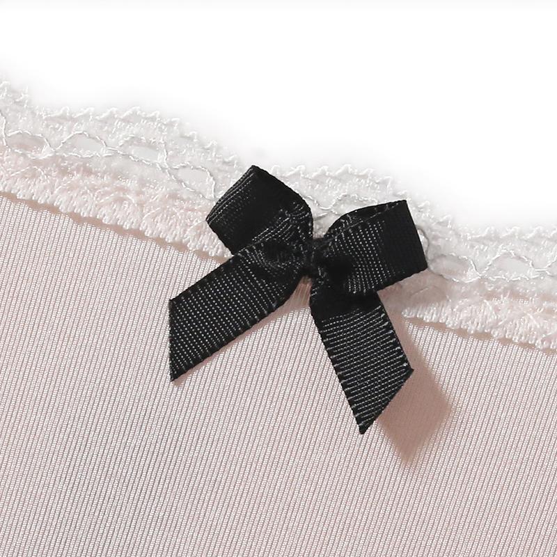 Women's Sexy Low-Rise Briefs Lace Patchwork Seamless Underwear Ice Silk Quick-Dry Body-Hugging Briefs