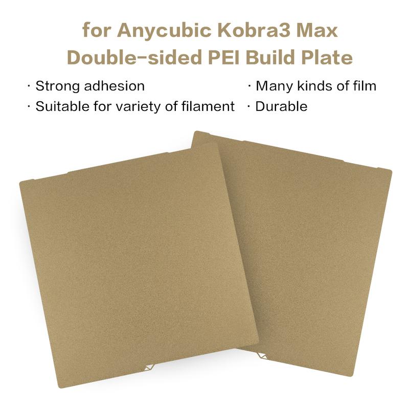 Für Anycubic kobra 3 max Combo Bauplatte kobra3 MAX Federstahlblech PEO PET PEY K3M K3MC pei Textur 3D-Drucker 430x430mm