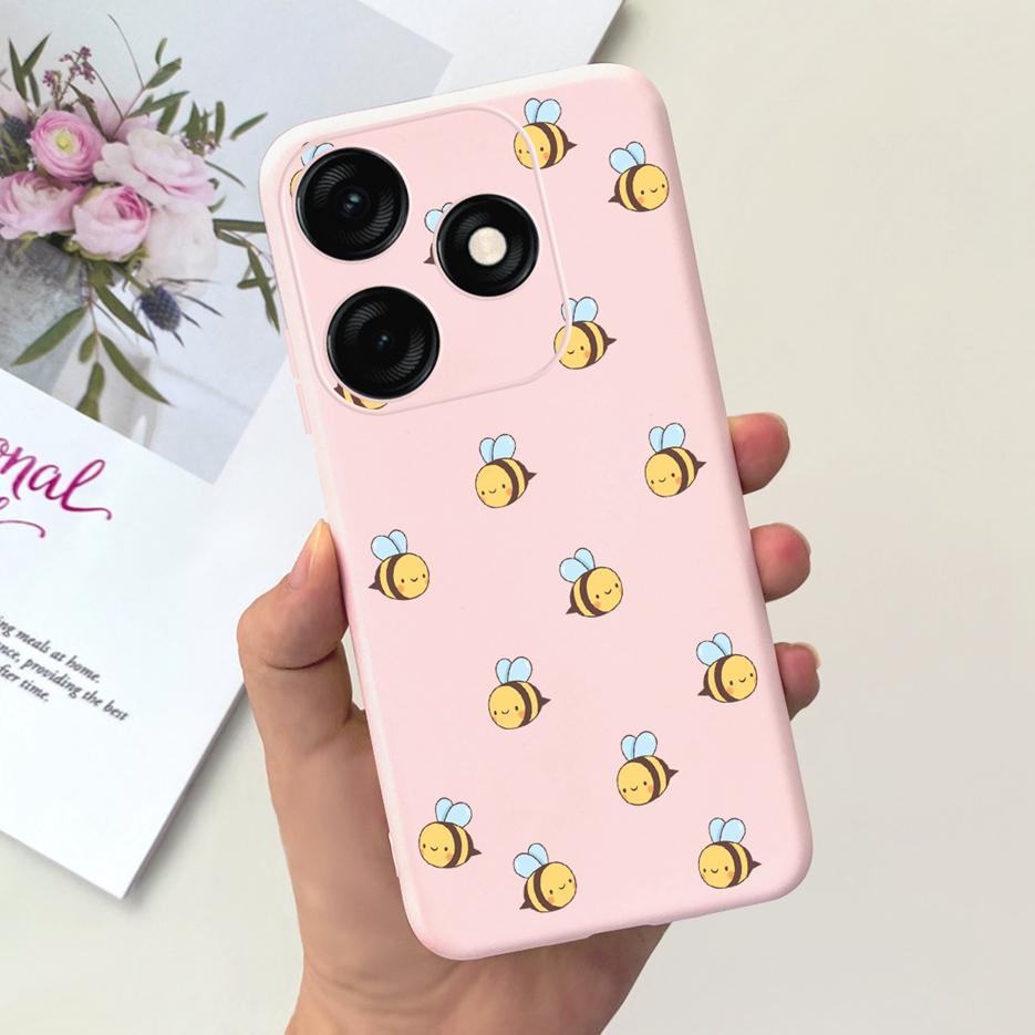 For Tecno Spark 20 Case Spark 20C BG7n Prety Girls Butterfly Painted Phone Case For Tecno Spark 20 Pro Spark20 C Soft TPU Fundas