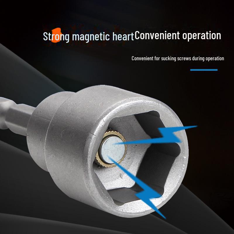 Pneumatic Magnetic Hex Socket for Electric Drill Screws