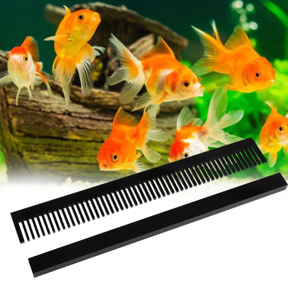 Removable Design Aquarium Overflow Comb Black Overflow Bar Weir Comb Marine Environment
