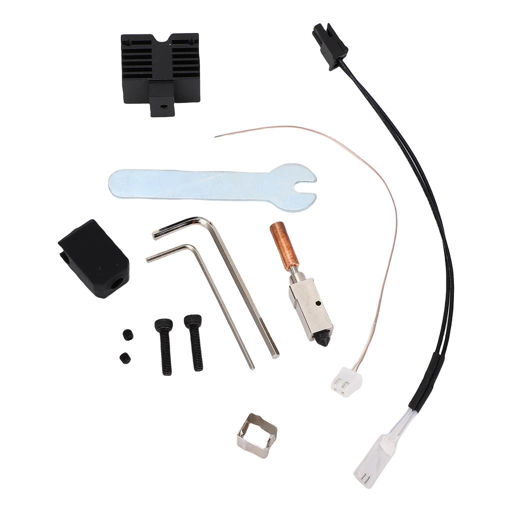 Zestaw Hotendu Zamienny dla Drukarki 3D QIDI X Plus 3 X Maximum3 X Smart 3 Dysza 0,4mm ze Stali Hartowanej Części Gorącego Końca