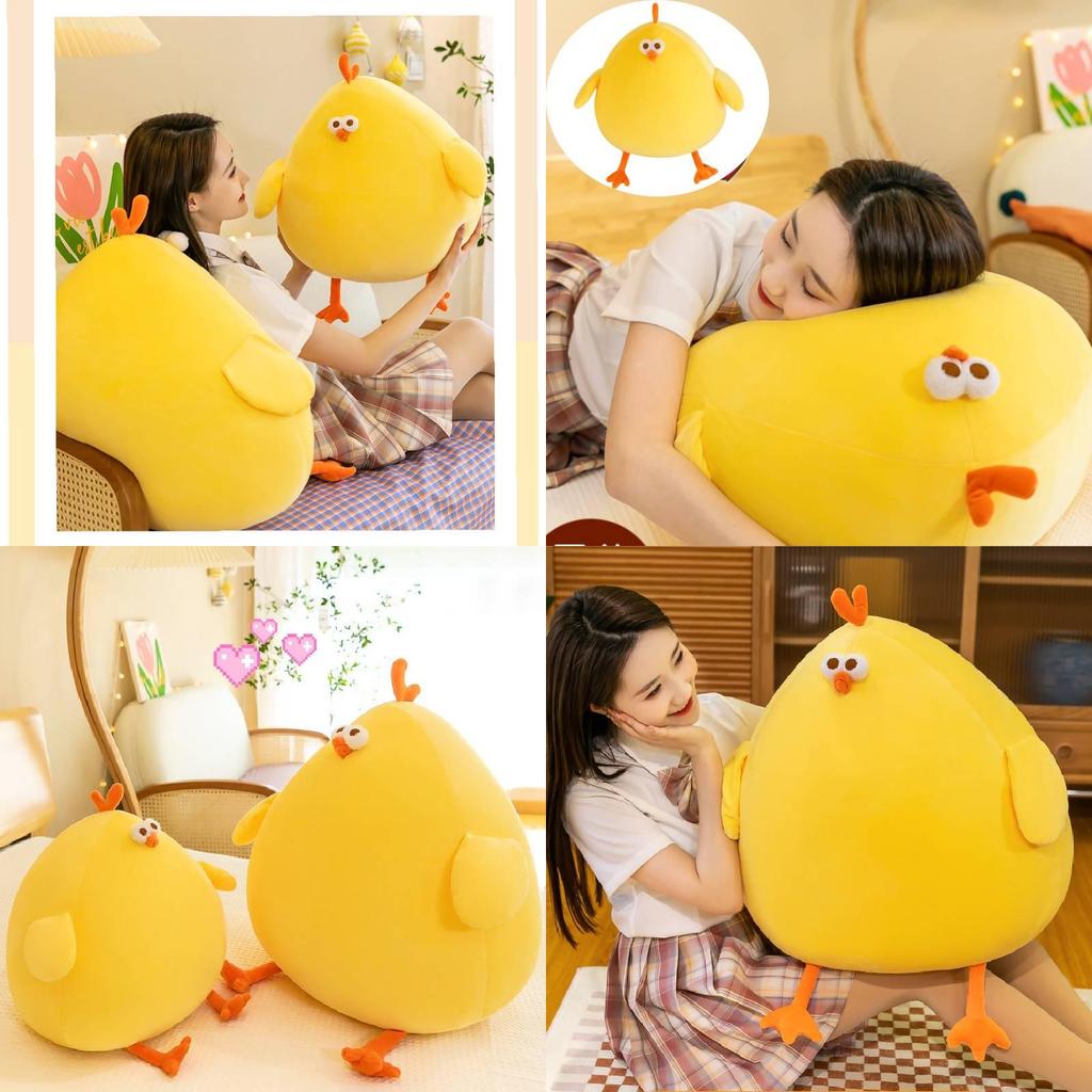 Miniso Fluffy Chicken Plush Toy Pillow Cushion Soft And Cuddly Companion For All Ages