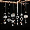 1pc Decorative Crystal Pendants Christmas Tree Ornaments  Window Decoration