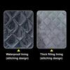 Winter Cow Blanket Waterproof Quilted Horse Blanket with Belly Wrap Windproof Plush Lined Turnout Blanket with Adjustable Buckles for Calves Horses