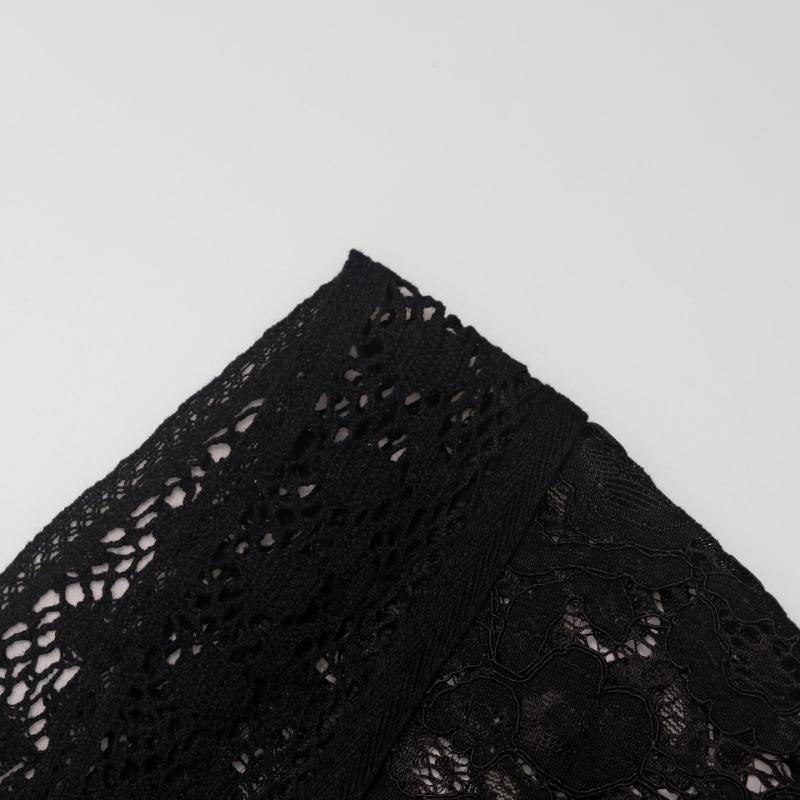 Nová krajková háčkovaná květinová dámská košile Módní dojíždění Dlouhý rukáv Kardigan Top Retro Slim Stojáček Dámské halenky