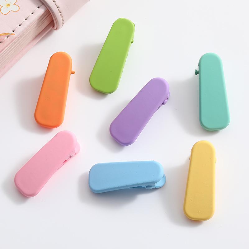 Spring & Summer Macaron Color Hair Clip, Translucent Side Clip for Adults