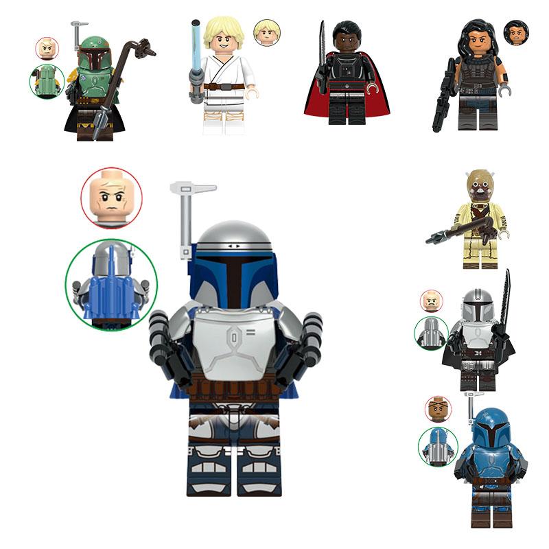 Star Wars Din Djarin Building Block Plastic Childern Edcation Present Birthday