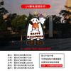 Halloween Static Cling Window Decals Glass Door Decor - PVC Transparent Festive Sticker Set