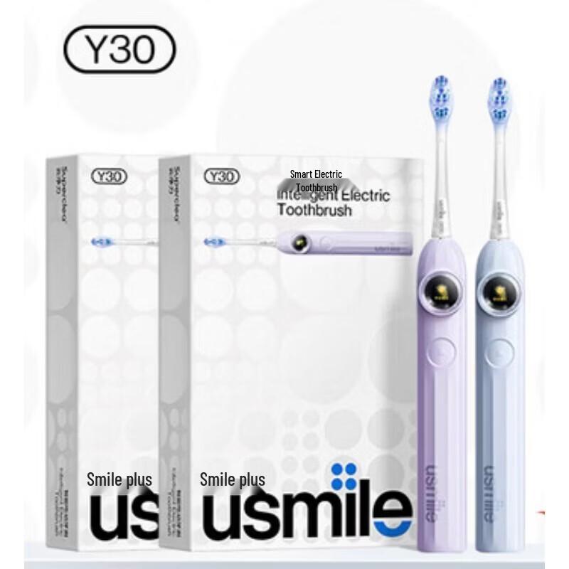 

usmile Y30 AI Умная звуковая электрическая зубная щетка Набор для пары Вилка CN (адаптер в комплекте)