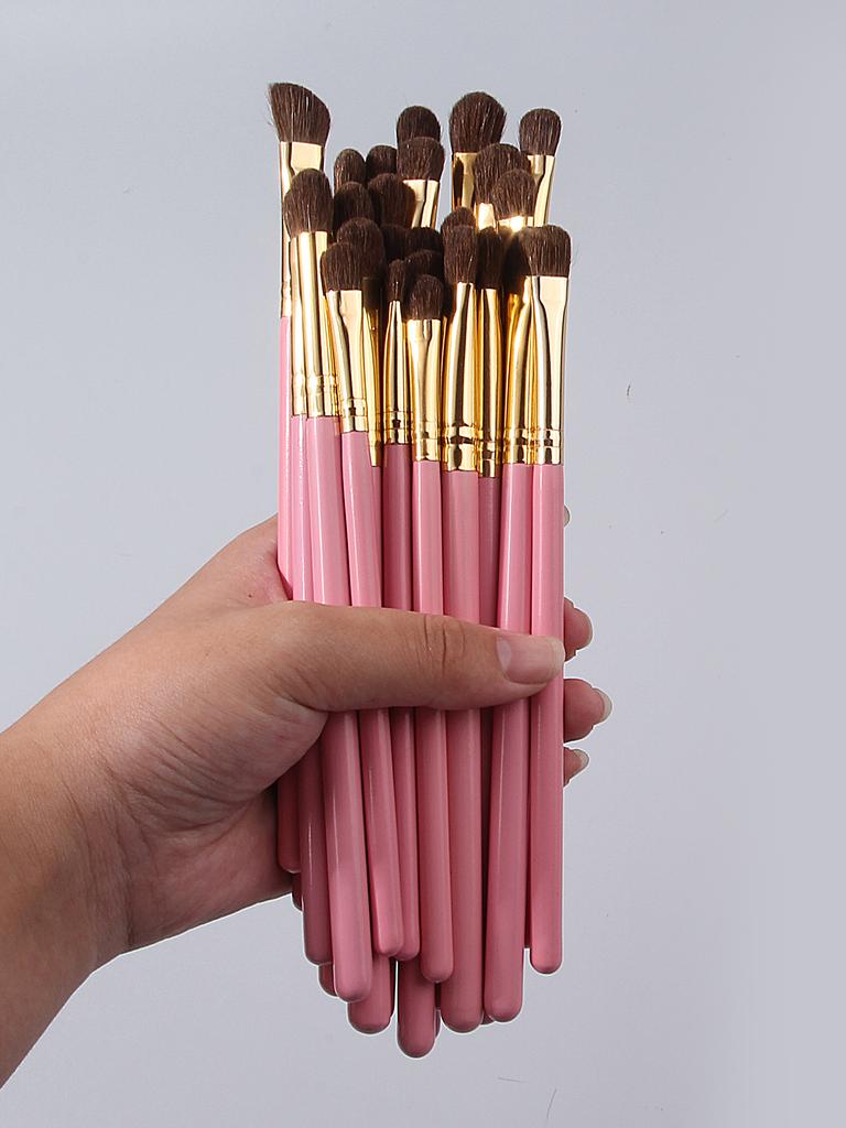 7/28PCS Selected Small Horsehair Eyeshadow Brush, Beginner's Eye Makeup Brush, Uniform Color Rendering High-gloss Brush,portable