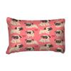 Pink Bed Linen Set Cute Pet Dog Single Double Bed Cover Set Heart-shaped Queen King Twin Full Size Bed Clothing for Child Soft and Comfortable