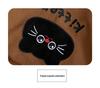 Women's Versatile Embroidered Canvas Tote Bag - Kitten Design, Handheld, Portable, Perfect for Moms or Lunch Storage