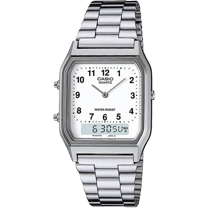 Casio AQ-230A-7BMQ Analog-Digital Quartz Watch - White