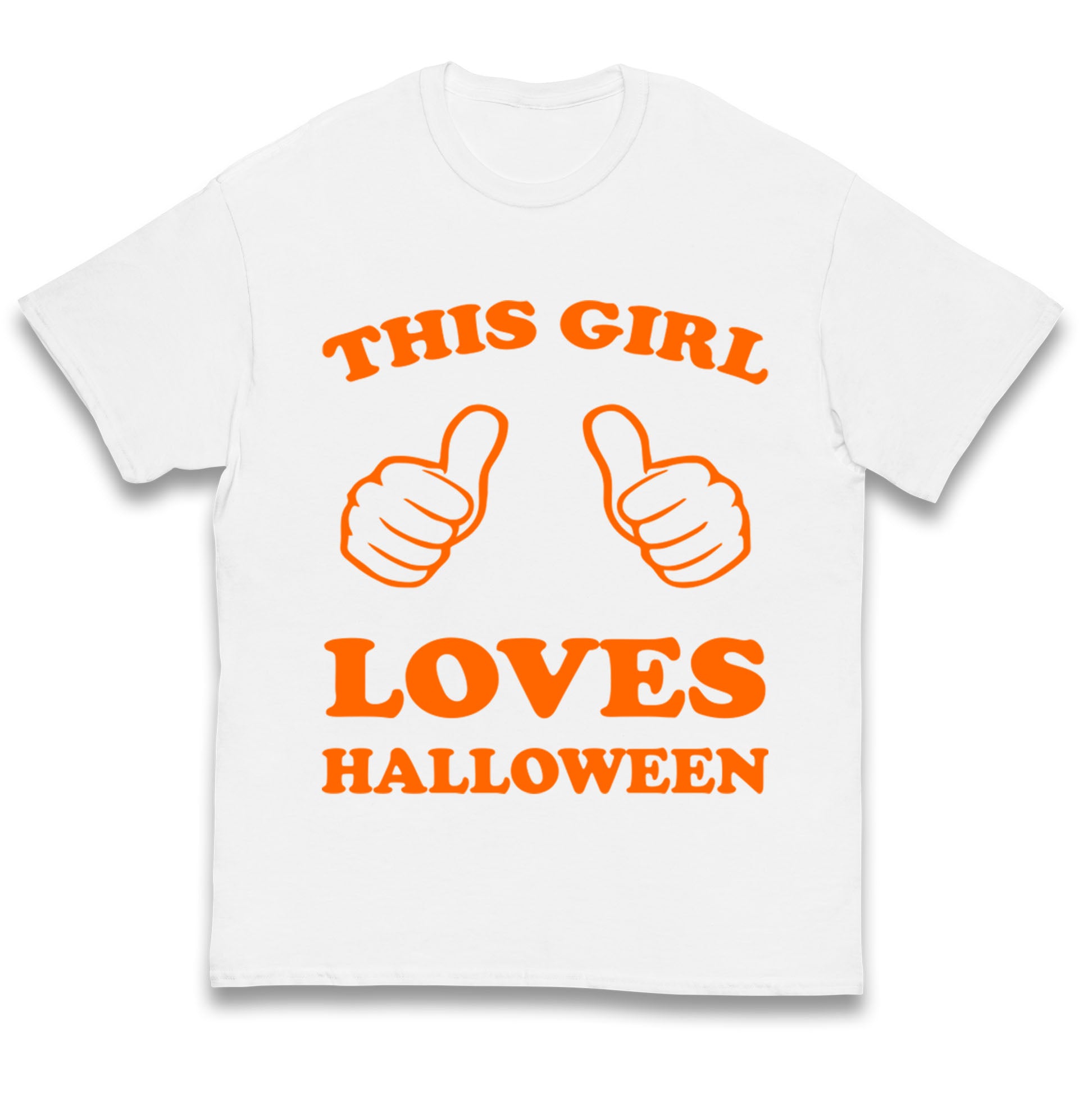 This Girl Loves Halloween Kids T Shirt 120