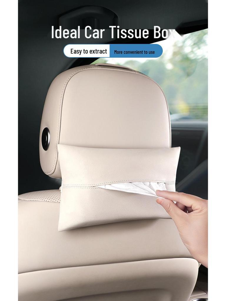 Ideal I8L6L7L8L9MEGAONE Refresh Edition Car Tissue Box - Hanging, Convenient Paper Dispenser
