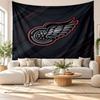 Detroit Red Wings Wandteppich, Weiches Stoff Wandbehang, Dekorative Kulisse Für Schlafzimmer Heim Wandkunst