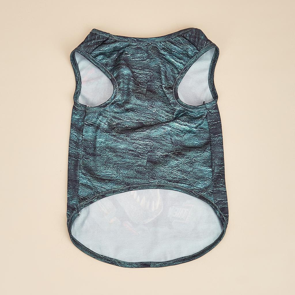 Dog Shirts 3D printed, Cool Dinosaur Pattern Printed Vest for Small Dogs Costume Dog Pajamas Puppy Gift Pet Clothes