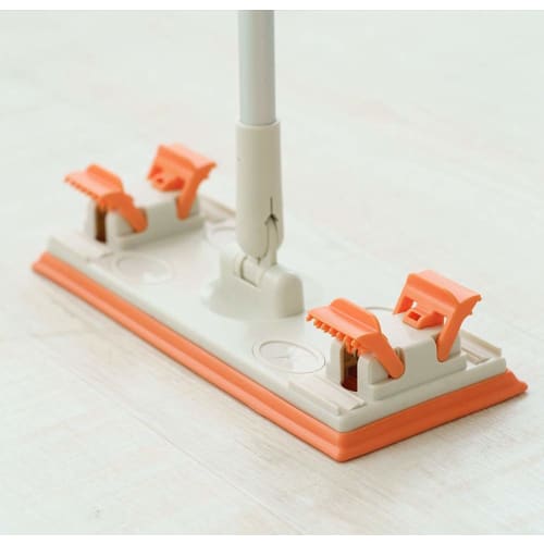 Yamazaki Sangyo Condor Floor Wiper, a Floor Wiper That Can Be Used with a Cloth or Sheet, Antibacterial, Microfiber, with a Retractable Cloth, Product